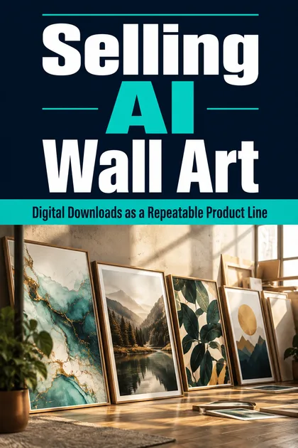Selling AI Wall Art