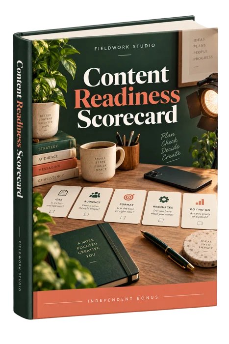 Content Readiness Scorecard generated product mockup