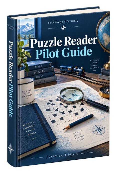 Puzzle Reader Pilot Guide generated product mockup
