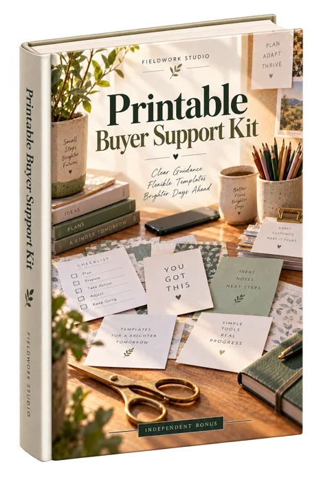 Printable Buyer Support Kit generated product mockup