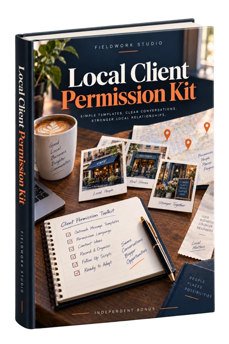 Local Client Permission Kit generated product mockup