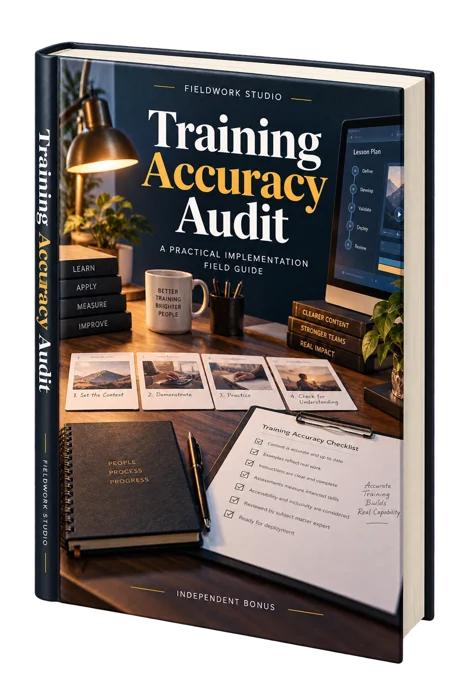 Training Accuracy Audit generated product mockup