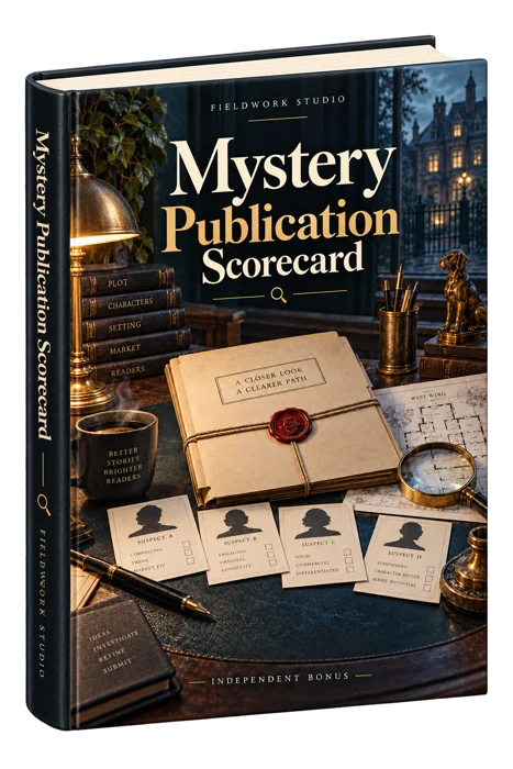 Mystery Publication Scorecard generated product mockup