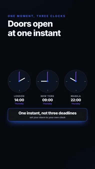 The Time Zones, a finished vertical video made from one of the 189 prompts