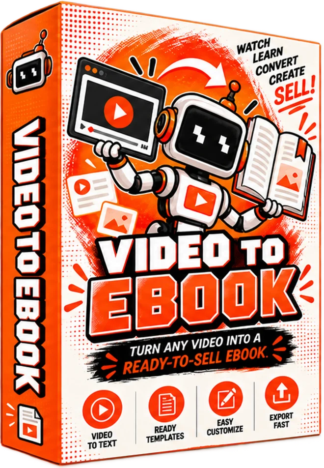 Video to Ebook product box